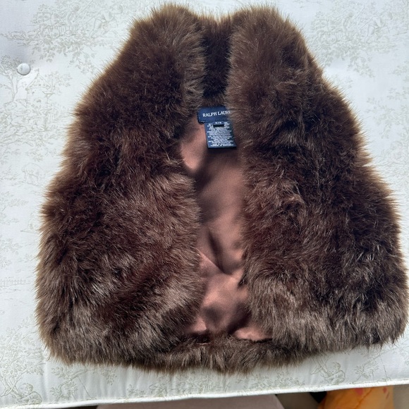 Ralph Lauren Other - Ralph Lauren toddler girls fur vest size 2/3T